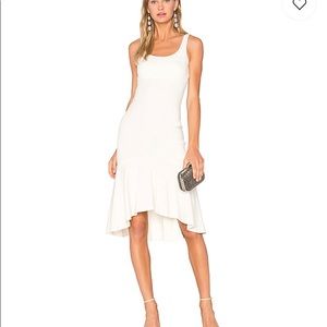 Amanda Uprichard Parker Dress in Ivory.